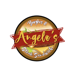 Angelo's Burger & Steak Sandwich logo.